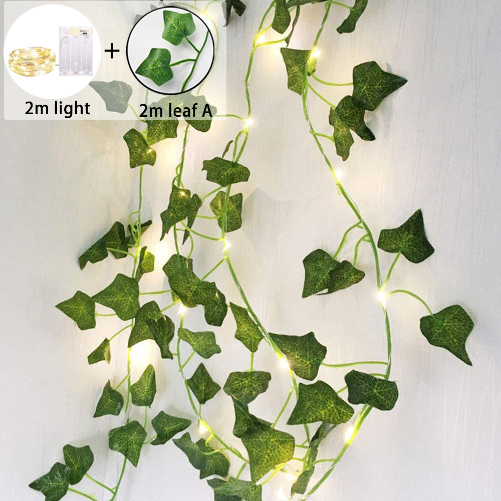 LED Maple Leaf Garland Fairy Lights Floral Supplies Store