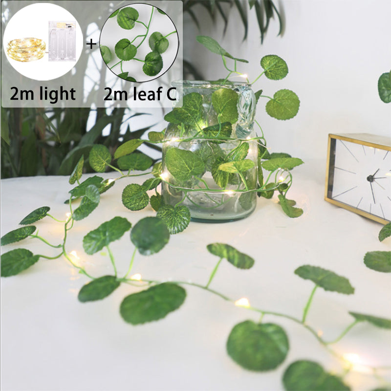 LED Maple Leaf Garland Fairy Lights
