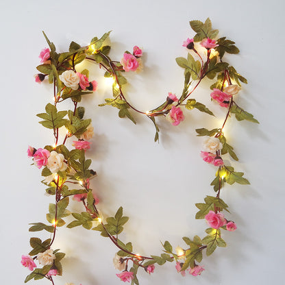 Guirlande lumineuse de 30 roses LED, 2,5 mètres