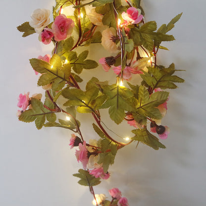 Guirlande lumineuse de 30 roses LED, 2,5 mètres