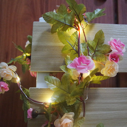 Guirlande lumineuse de 30 roses LED, 2,5 mètres