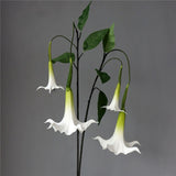 Load image into Gallery viewer, Real Touch Datura 4 Head Long Stem