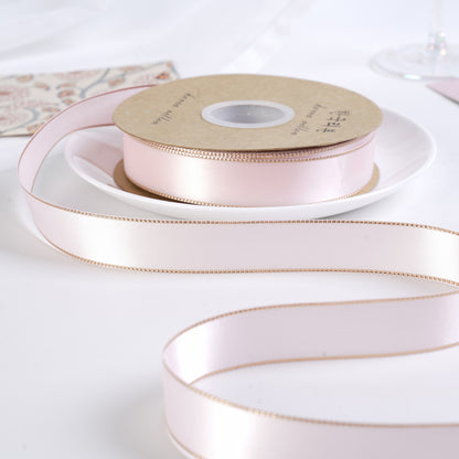 Gold-Edge Polyester Ribbon (25mmx25Yd)