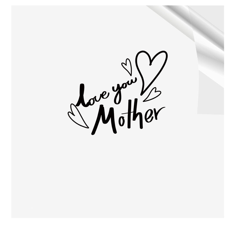 20pcs Mother's Day Clear Cellophane Wrap (60x60cm)