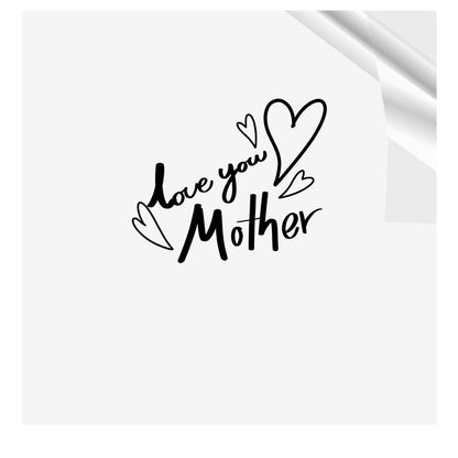 20pcs Mother's Day Clear Cellophane Wrap (60x60cm)
