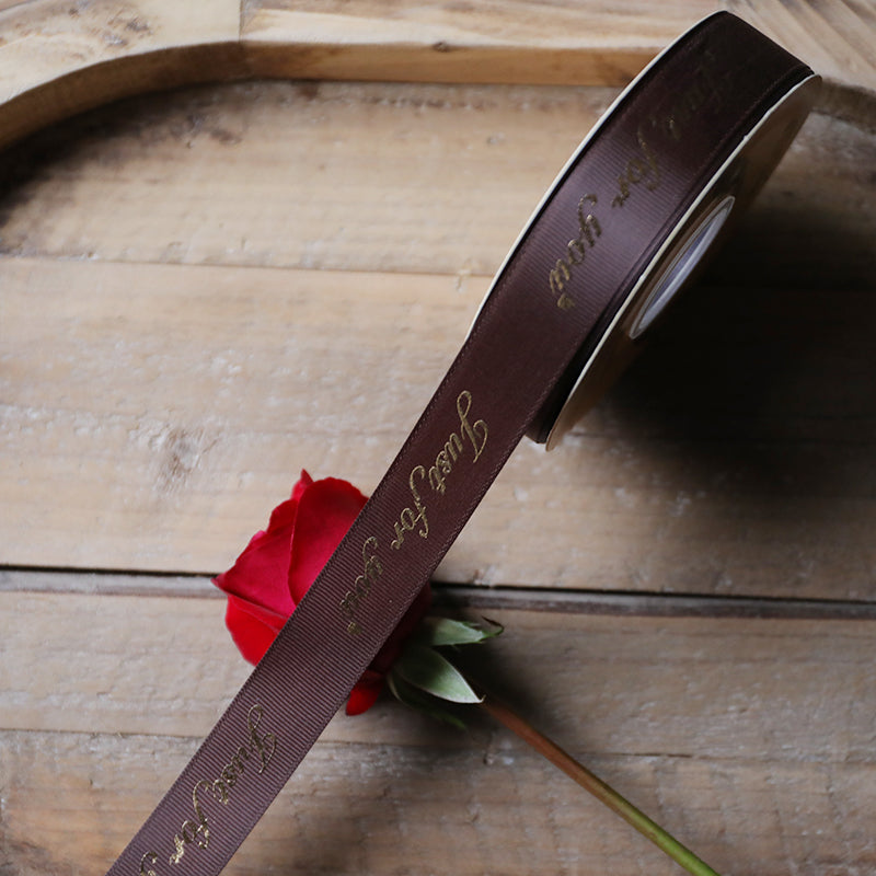Just for You Grosgrain Ribbon for Flower Wrapping (25mmx50Yd)