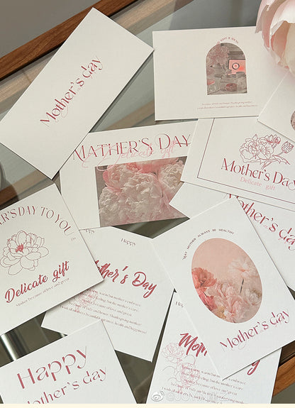 Mother's Day Bouquets Gifts Greeting Cards Pack 50