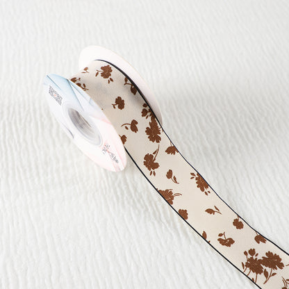 Vintage Floral Chiffon Ribbon (4cmx10Yd)