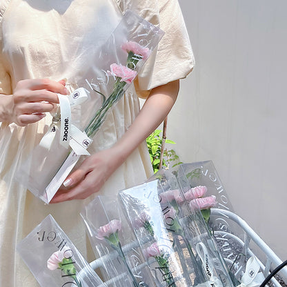 single rose flower wrapping box