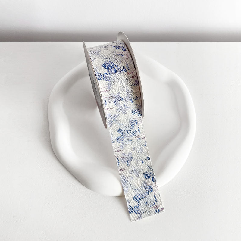 Floral Lace Embroidery Ribbon (3.8cmx8Yd)