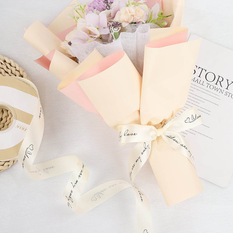 Valentine's Day Flower Gift Ribbon (2.5cmx45m)
