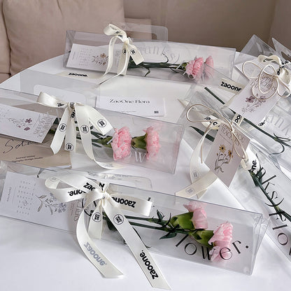 transparent flower box