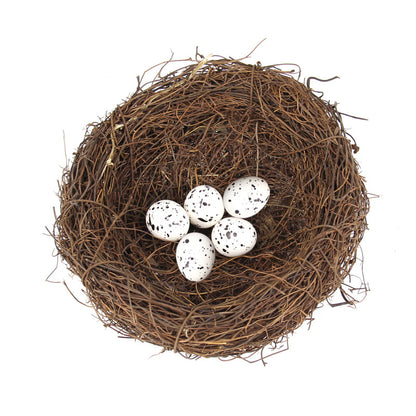 Artificial Bird's Straw Nest DIY Decor
