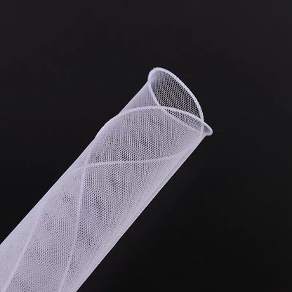 Rolled Edge Round Mesh Fabric for Flower Packaging Pack 10
