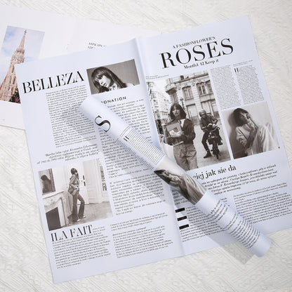 20pcs Vintage Newspaper Flower Wrap Paper (50x58cm)