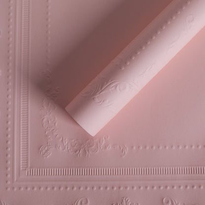 Floral Embossed Bouquet Wrap Paper Pack 20 (53x53cm)