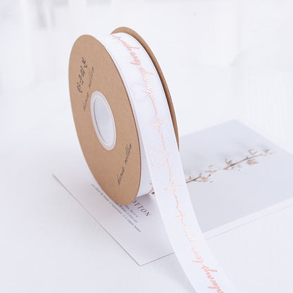 ALWAYS LOVE YOU Grosgrain Ribbon (25mmx50Yd)