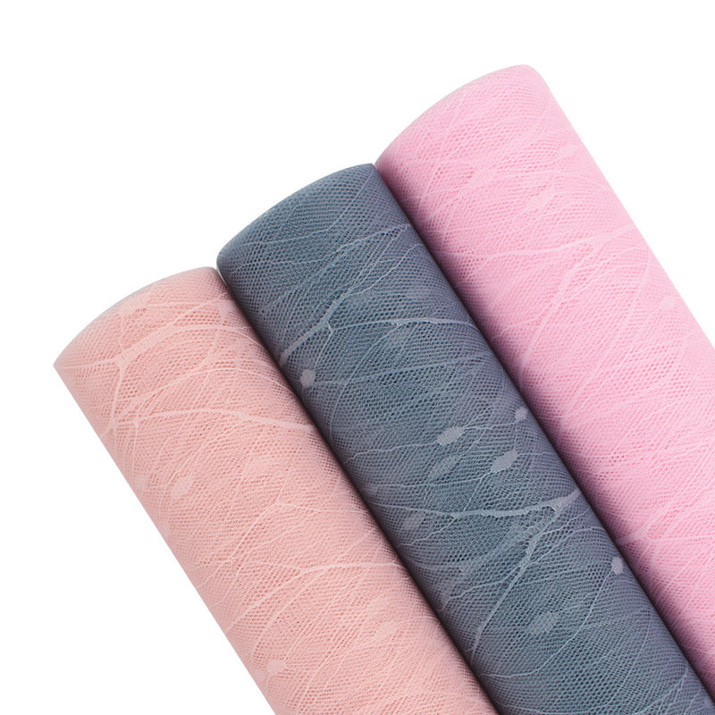 Lace Wrapping Korean Style Flower Packaging Tulle Roll (50cmx5Yd)