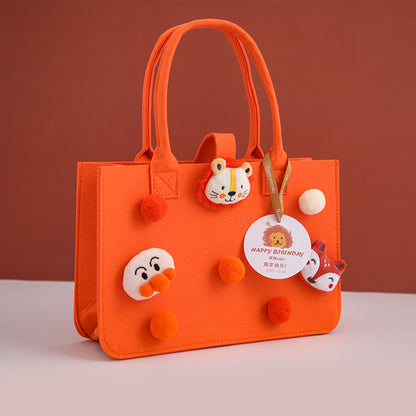 Non-woven Gift Bag for Baby Kids Birthday Pack 5 (10x30x20cm)