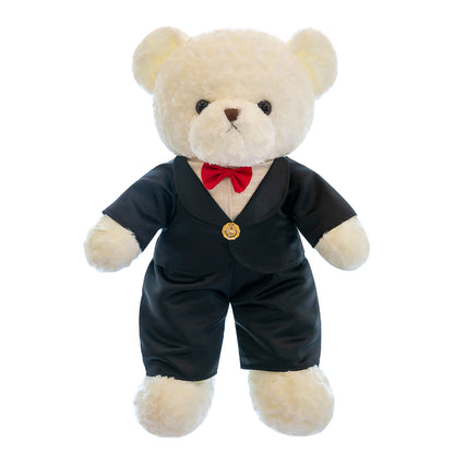 Bride and Groom Plush Teddy Bear Wedding Decoration Dolls