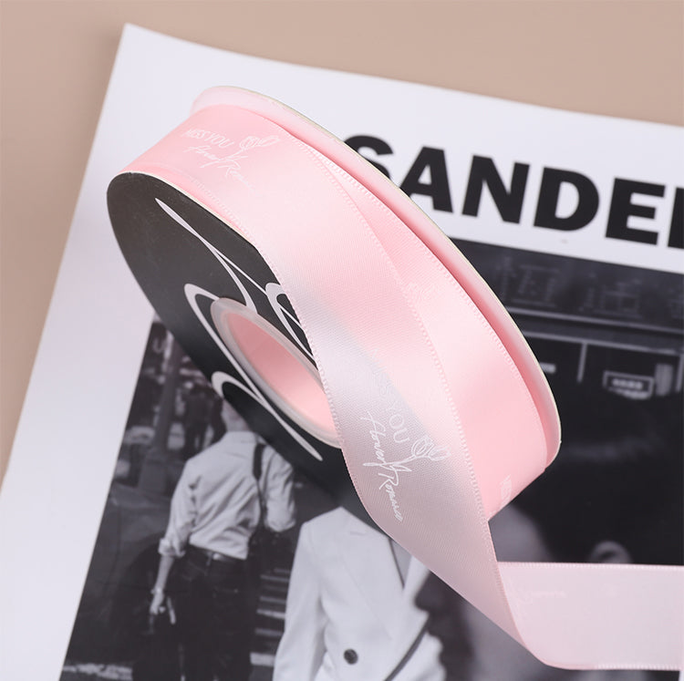 MISS YOU Satin Ribbon (25mmx40Yd)
