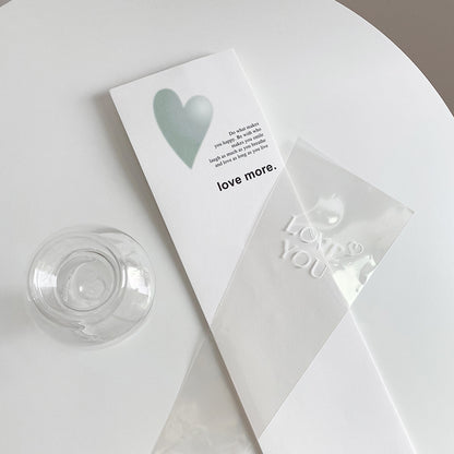 LOVE MORE Single Rose Packaging Flower Sleeves Pack 30