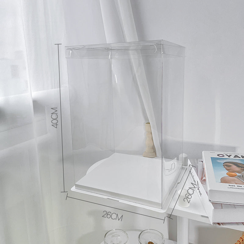 Transparent Rectangular Tall Box Pack 5 – Floral Supplies Store