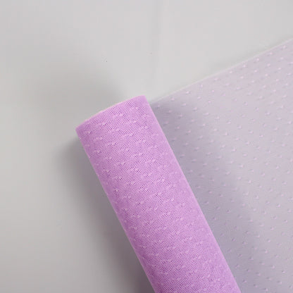 Polka-dot Tulle Fabric Roll for Flower Packaging (50cmx10Yd)
