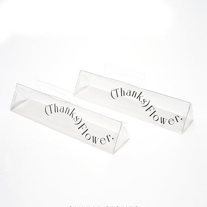 pvc box for single flower wrapping