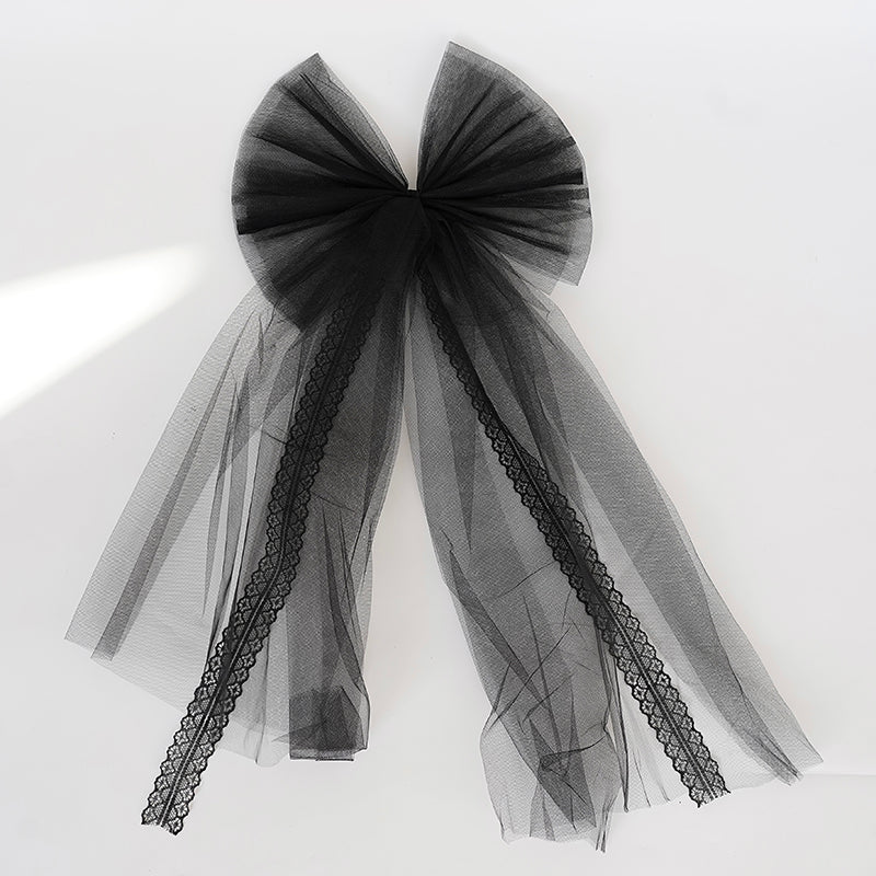 Large Tulle Gift Bow for Bouquet Decoration