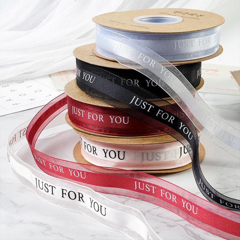 JUST FOR YOU Organza Ribbon (25mmx45Yd)