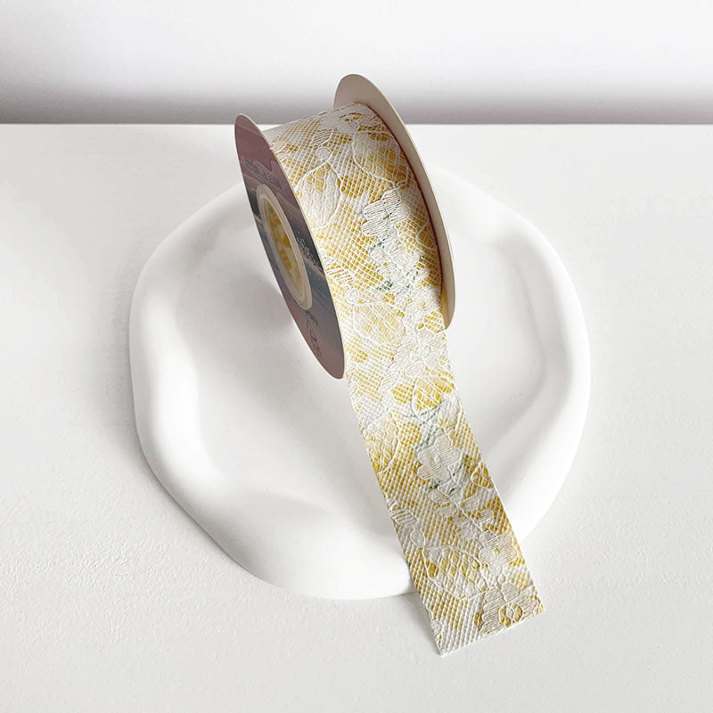 Floral Lace Embroidery Ribbon (3.8cmx8Yd)