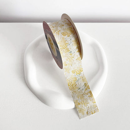 Floral Lace Embroidery Ribbon (3.8cmx8Yd)