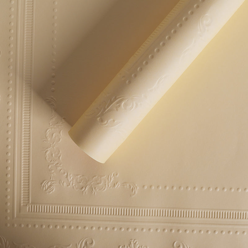 Floral Embossed Bouquet Wrap Paper Pack 20 (53x53cm)