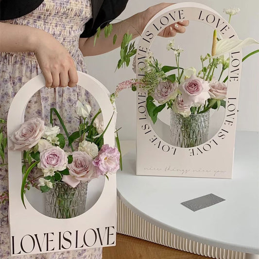 5pcs Handheld Floral Arrangement Gift Box