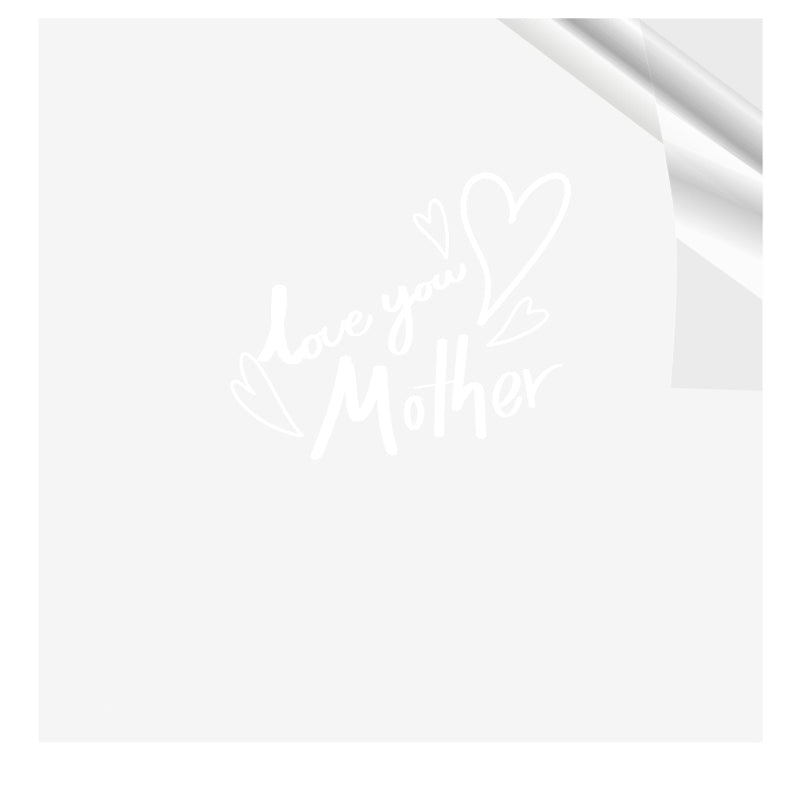 20pcs Mother's Day Clear Cellophane Wrap (60x60cm)