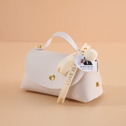 Lot de 20 mini sacs cadeaux en cuir (12x6x7 cm)