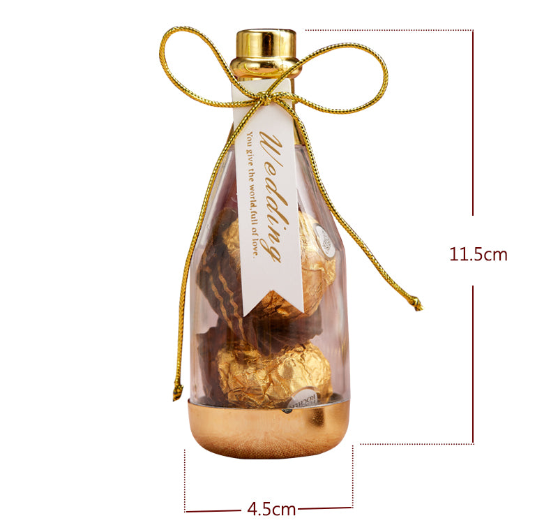 12 Pcs Small Plastic Bottle Gift Boxes for DIY Party Favors – Floral ...