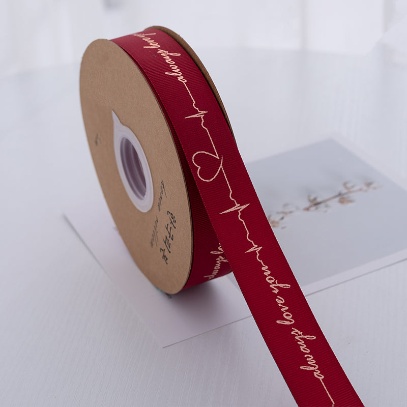 ALWAYS LOVE YOU Grosgrain Ribbon (25mmx50Yd)