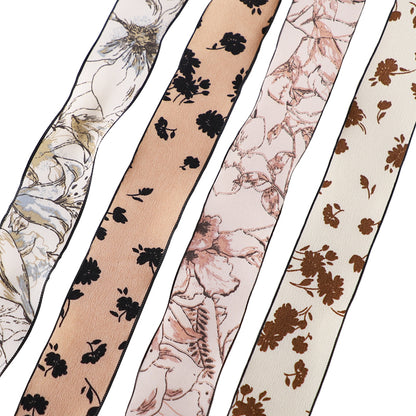 Vintage Floral Chiffon Ribbon (4cmx10Yd)