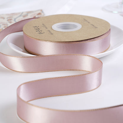 Gold-Edge Polyester Ribbon (25mmx25Yd)