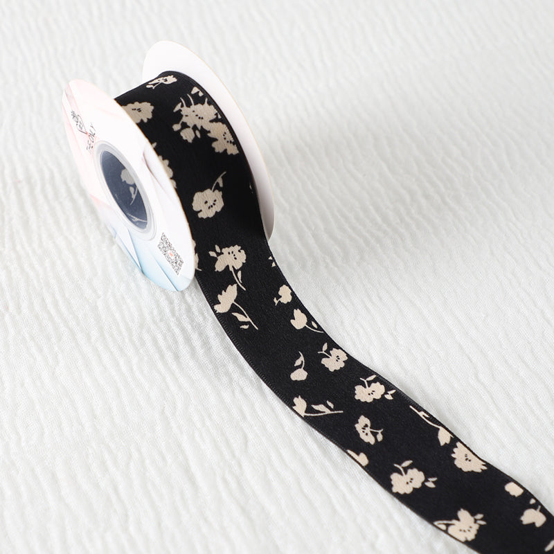 Vintage Floral Chiffon Ribbon (4cmx10Yd)