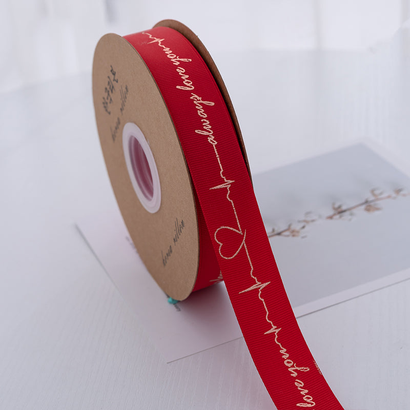 ALWAYS LOVE YOU Grosgrain Ribbon (25mmx50Yd)