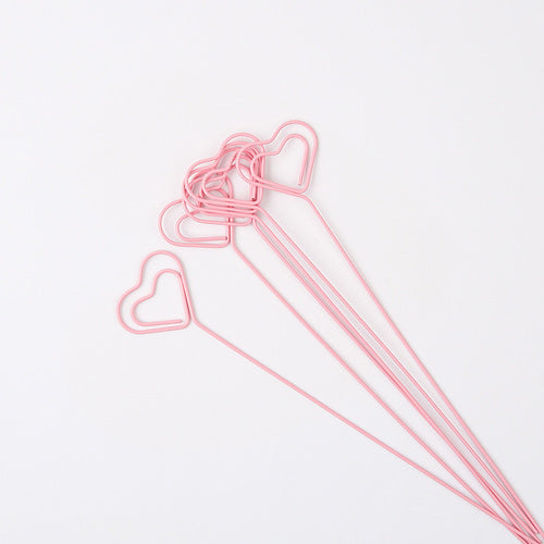 Metal Floral Card Holder Heart Shape Flower Picks Clip - Temu