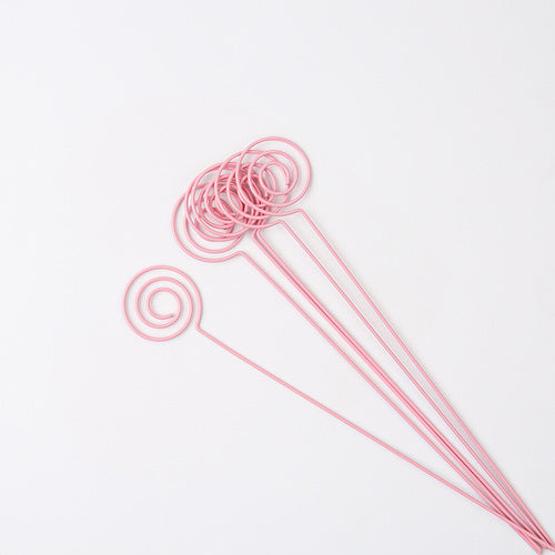 30 porte-cartes à piquer motifs fleurs rouges et roses