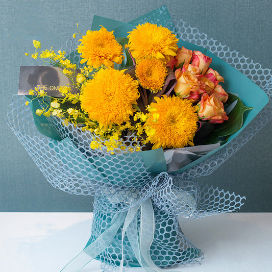 Polka Dot Netting Mesh Tulle Roll for Gift Bouquet Packaging
