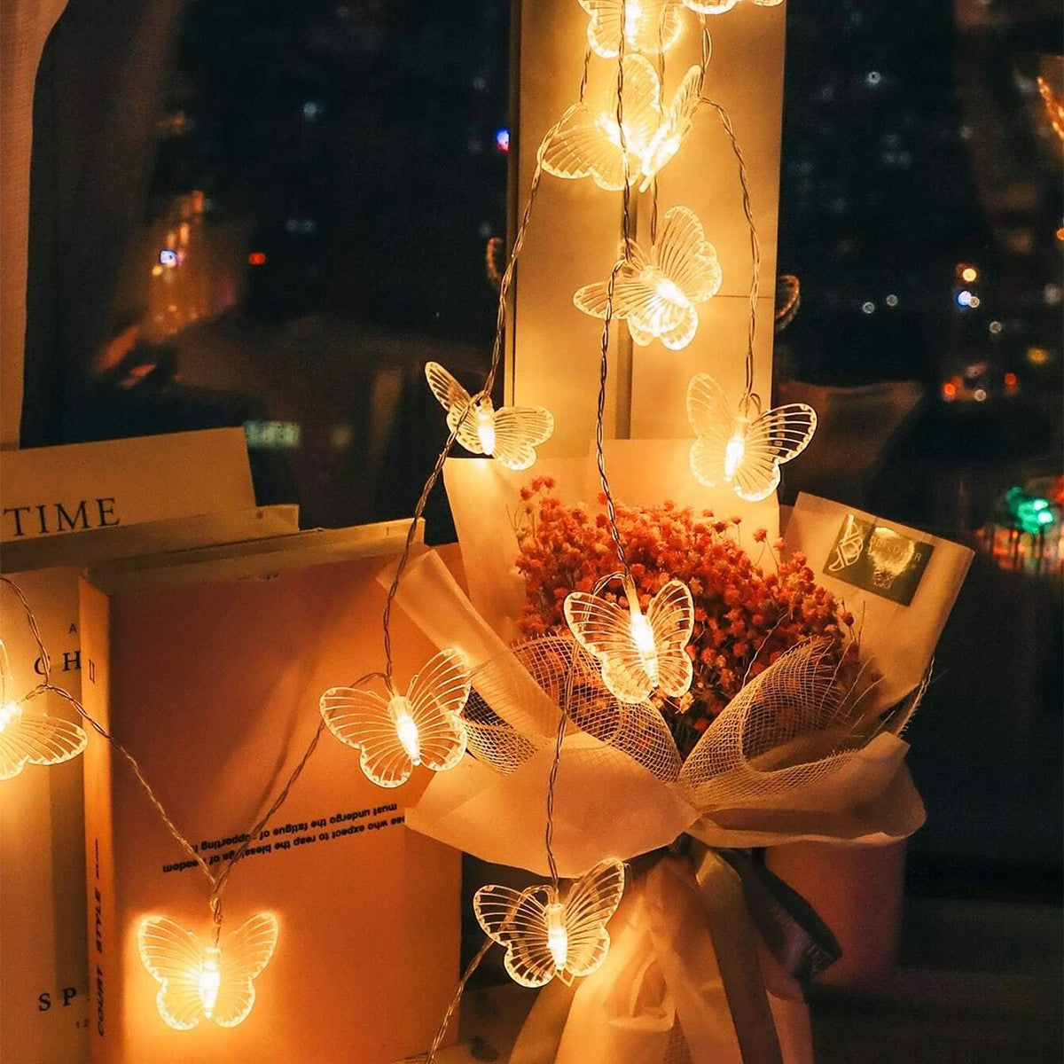Butterfly LED Fairy String Lights Garland