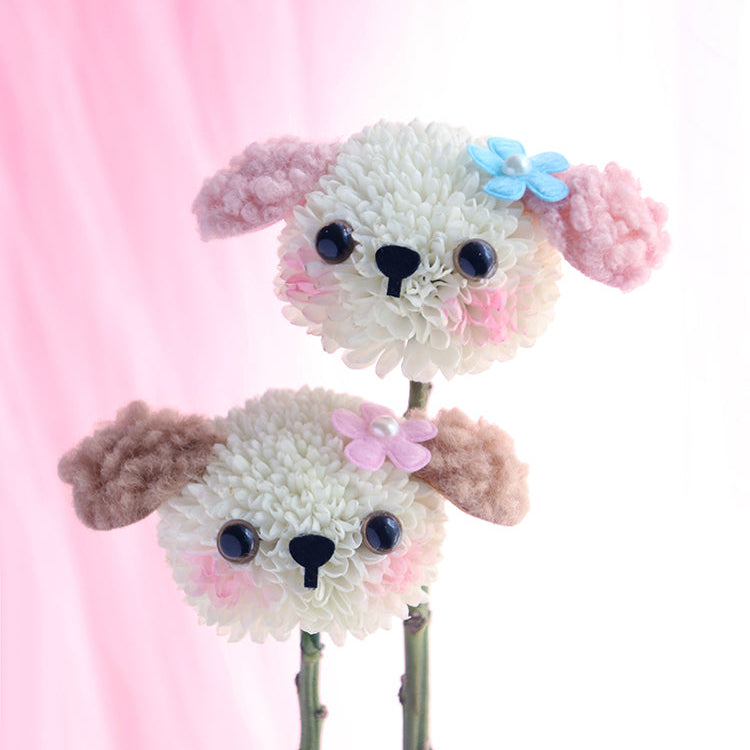 Puppy Flower DIY Material Kit (Set of 10)