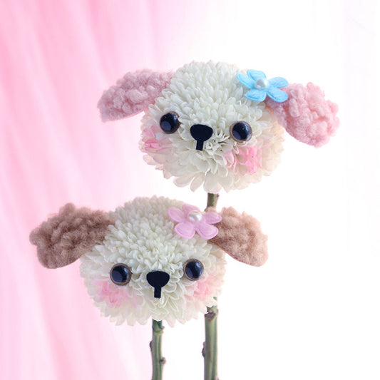 Puppy Flower DIY Material Kit (Set of 10)