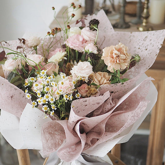 10pcs Natural Fiber Craft Paper for Bouquets (50x70cm)